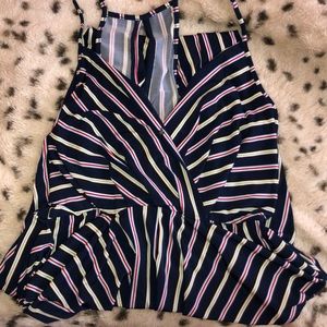 Striped jumpsuit
